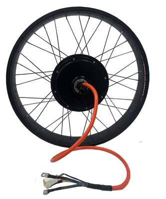 20*4.0/24*4.0/26*4.0 80mm &nbsp;width double &nbsp;rim with QS &nbsp;3T /3.5T/4T/5T 170mm dropout 5000W Fat motorwheel with single freewheel
