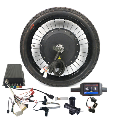 QS Motor 273 Wheel Hub Motor Kit 8000W Electric Bike kit with Waterproof and Sabvoton Controller