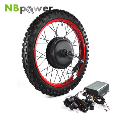 120km/h Speed 72V 5000W Gearless Brushless Wheel Hub Motor for Electric Motorcycle Conversion Kit